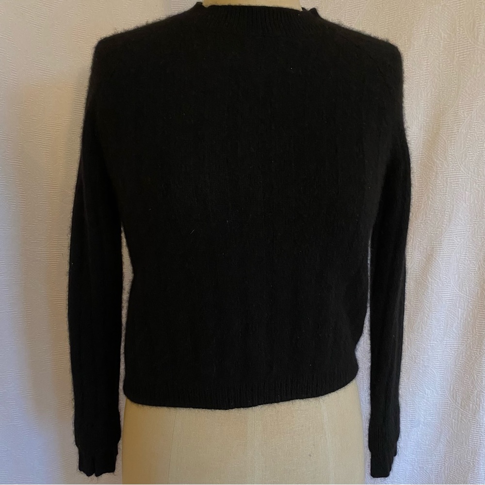 360 Cashmere black raglan sleeve XS/S